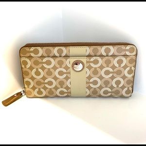 Coach Zip Around Wallet